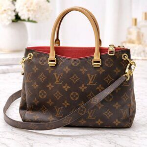 Authentic Louis Vuitton Monogram Pallas BB Satchel Crossbody Bag LC610-022326